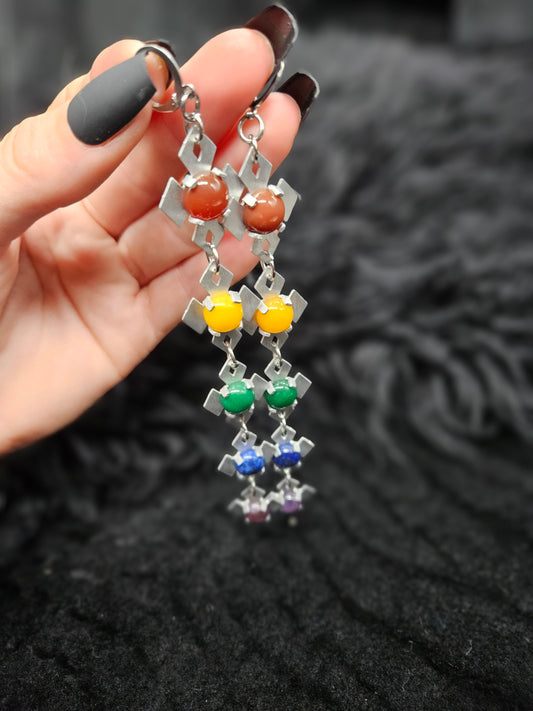 PRIDE NOVA Dangle Earrings / Aluminum