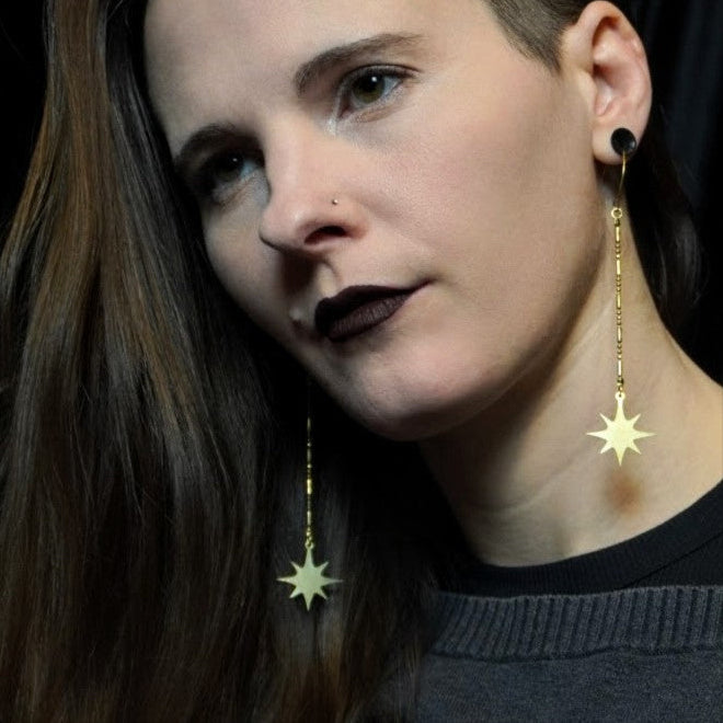 DOUMU Earrings / Brass