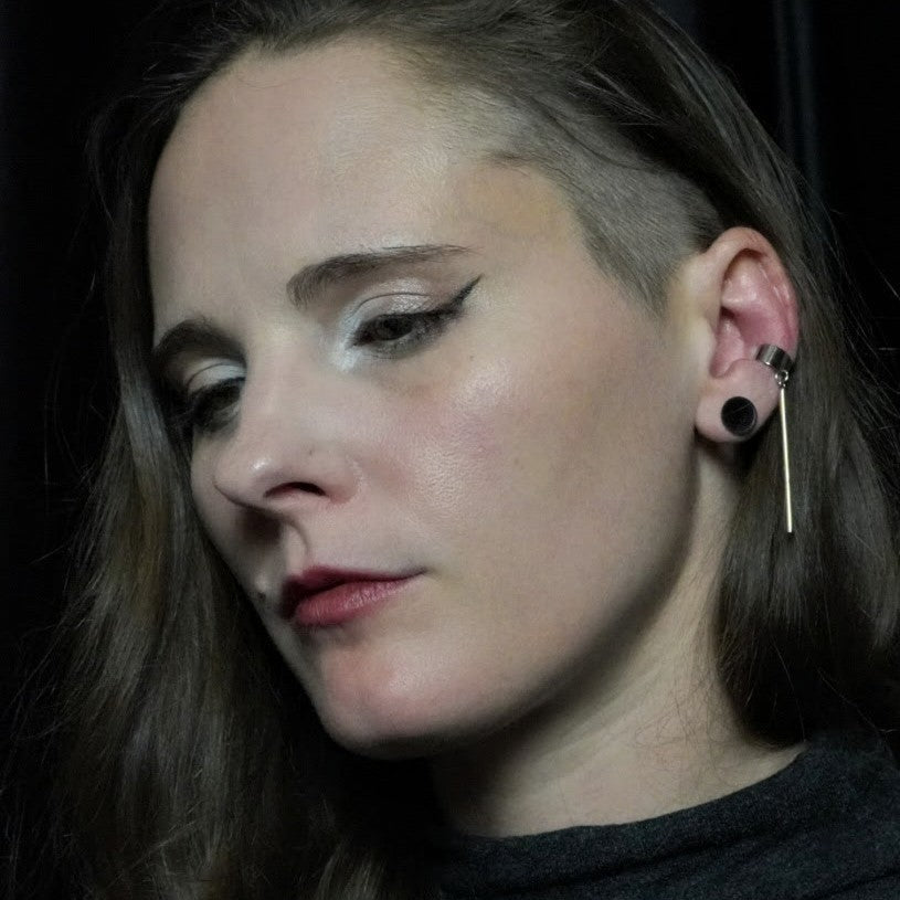 Long Bar Earcuff / Silver