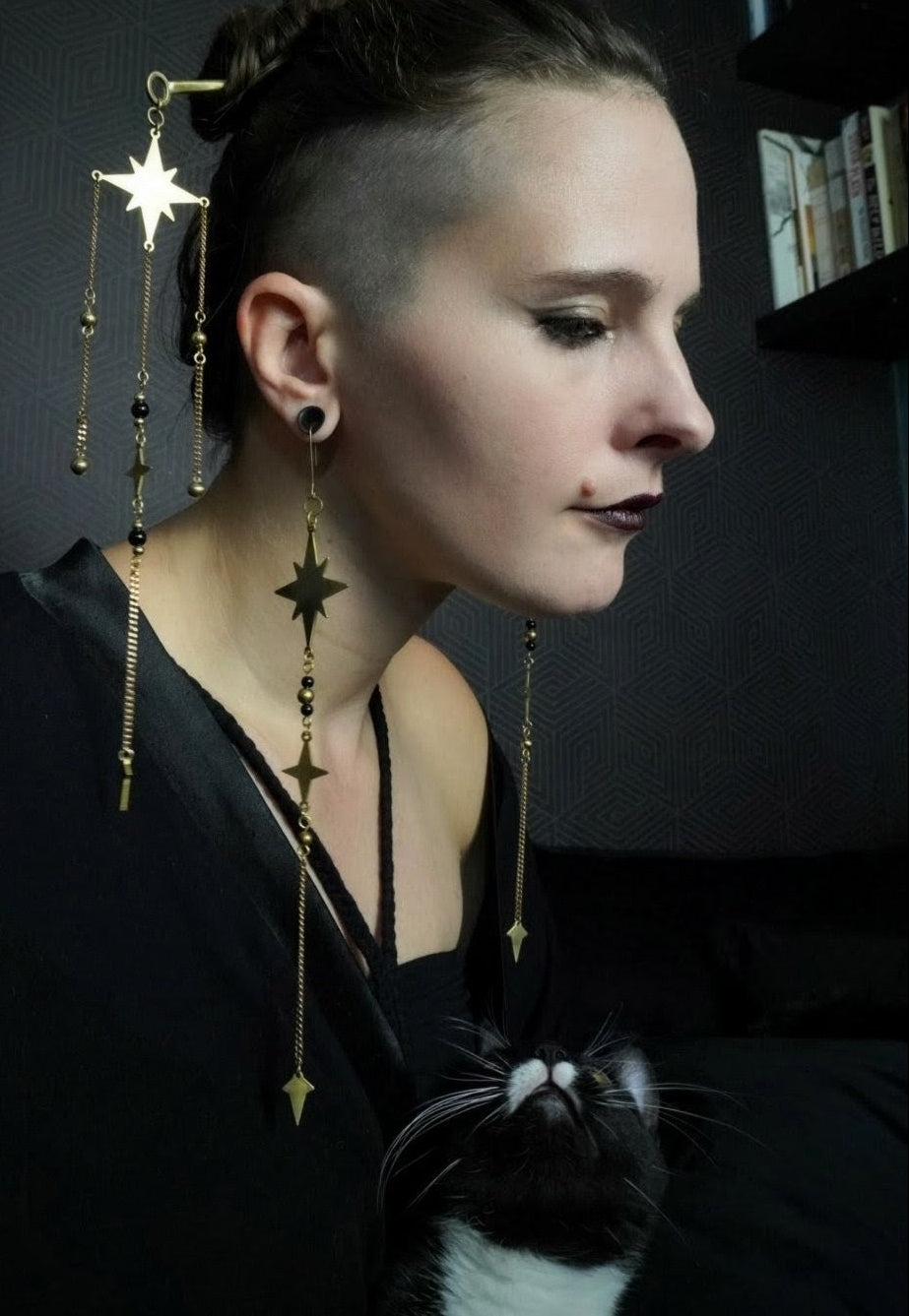ASTERIA Earrings / Brass