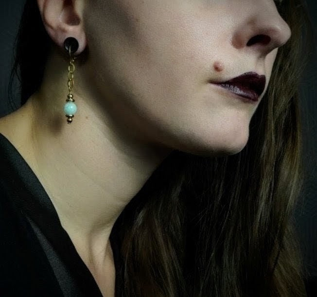 Lantern Single Earring / Brass