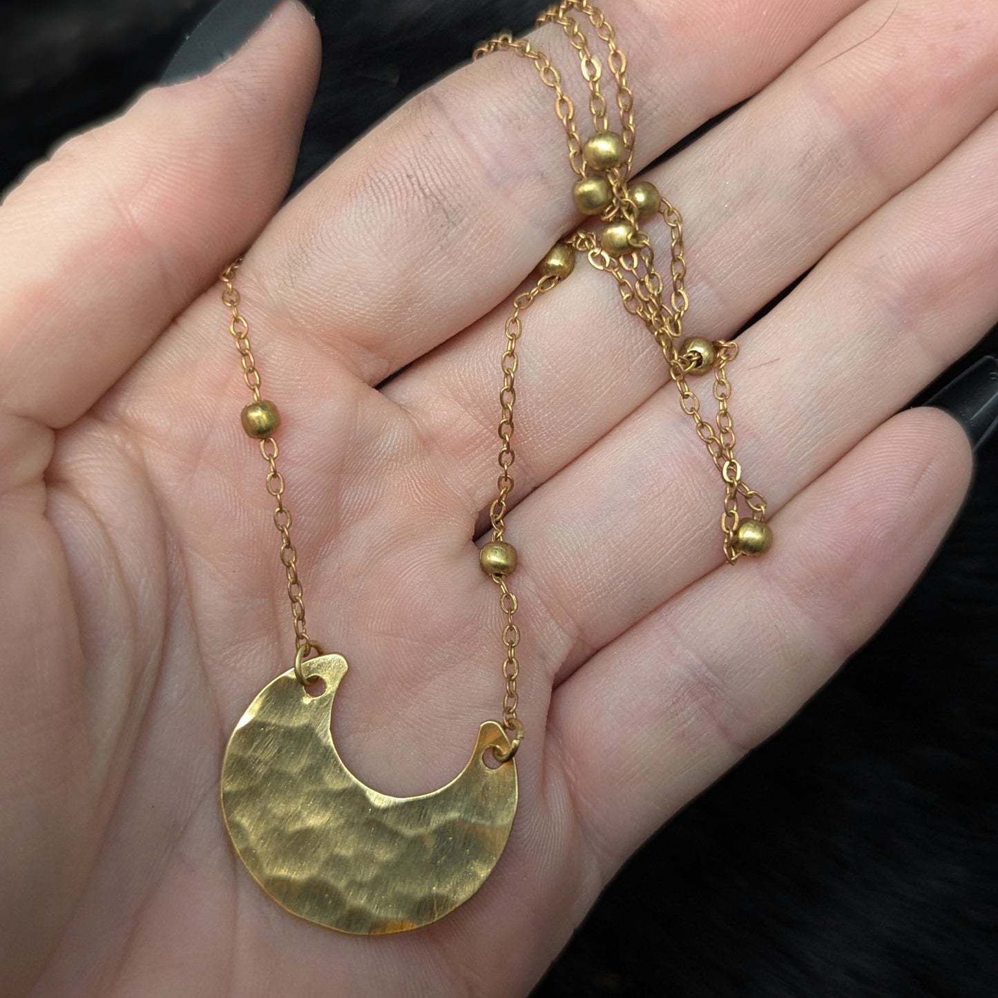LUNA Necklace / Brass