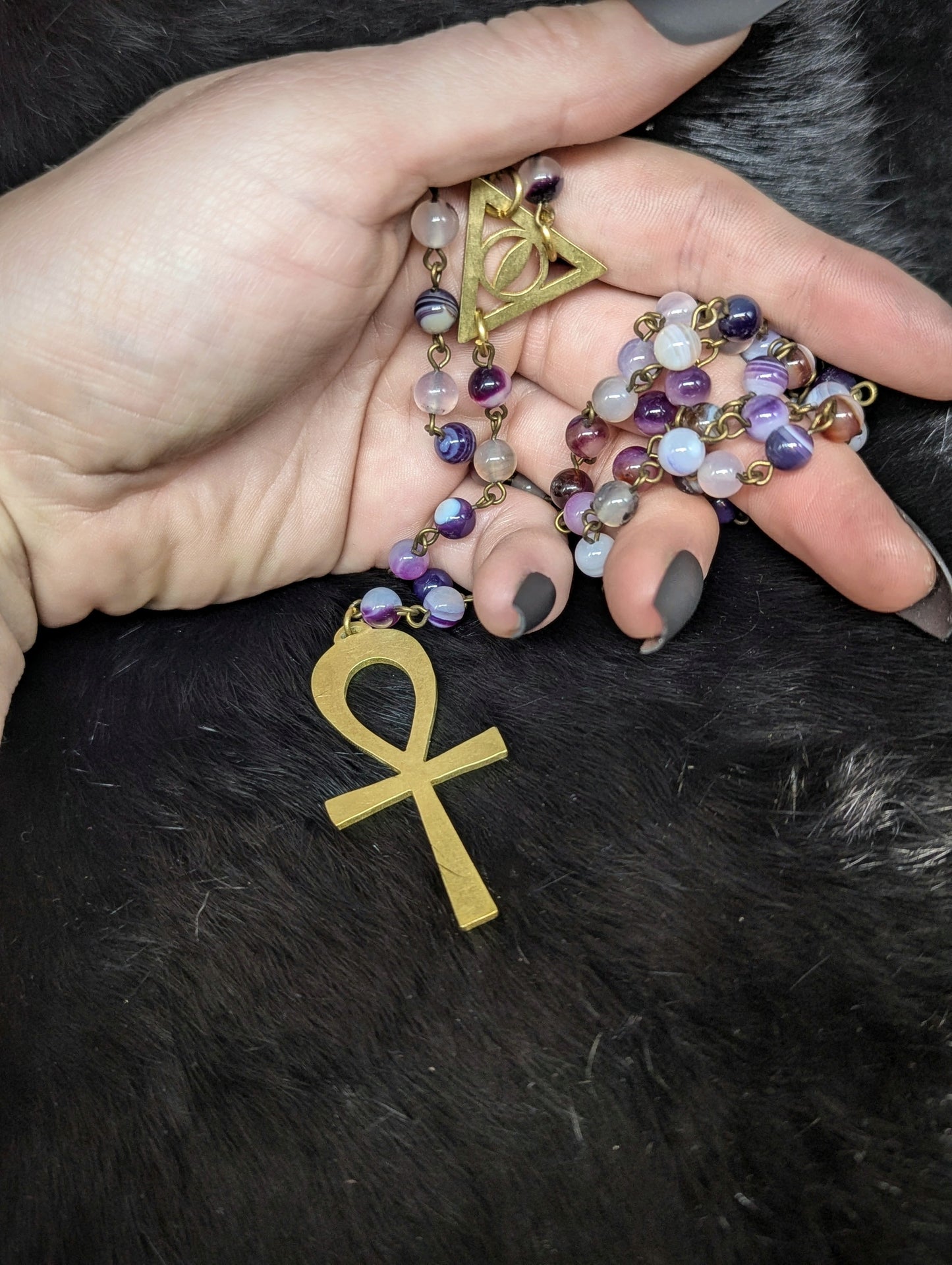ANKH Rosary /Brass