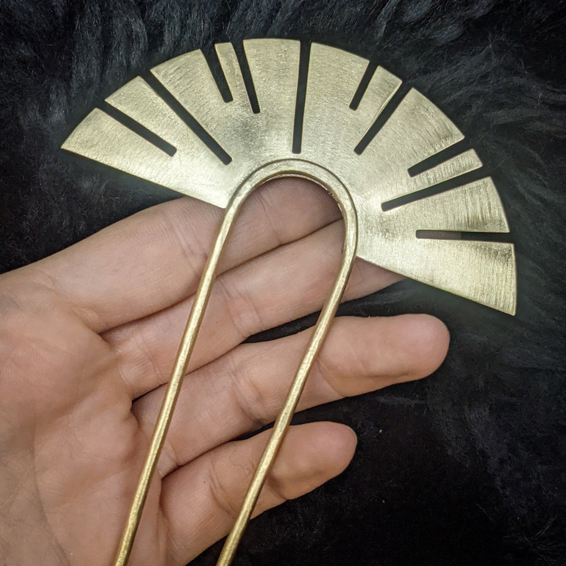 DARKSTAR MACHINATIONS - REY Hair Stick / Brass - hairstick