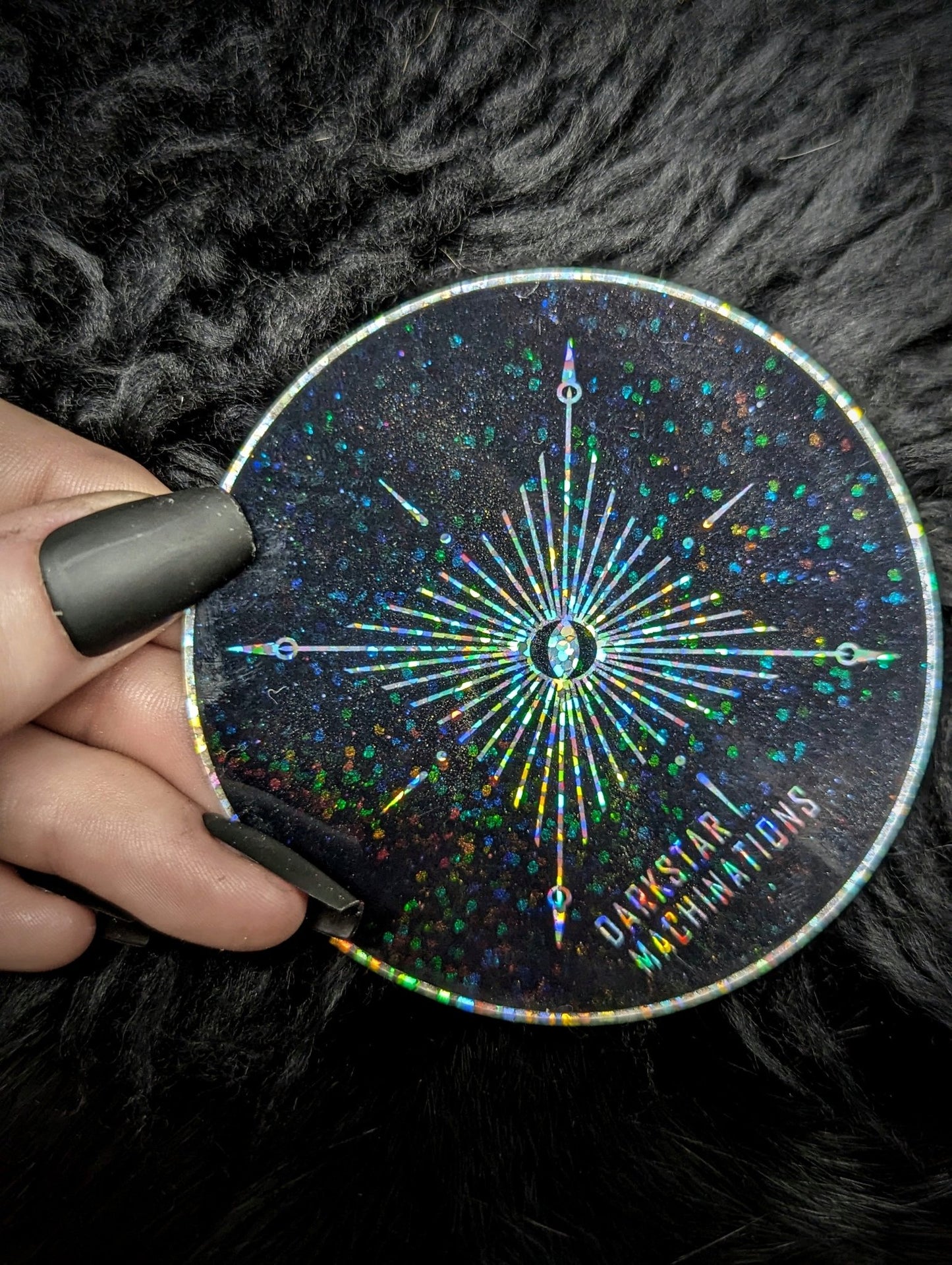 DARKSTAR MACHINATIONS - SPARKLE STICKER -