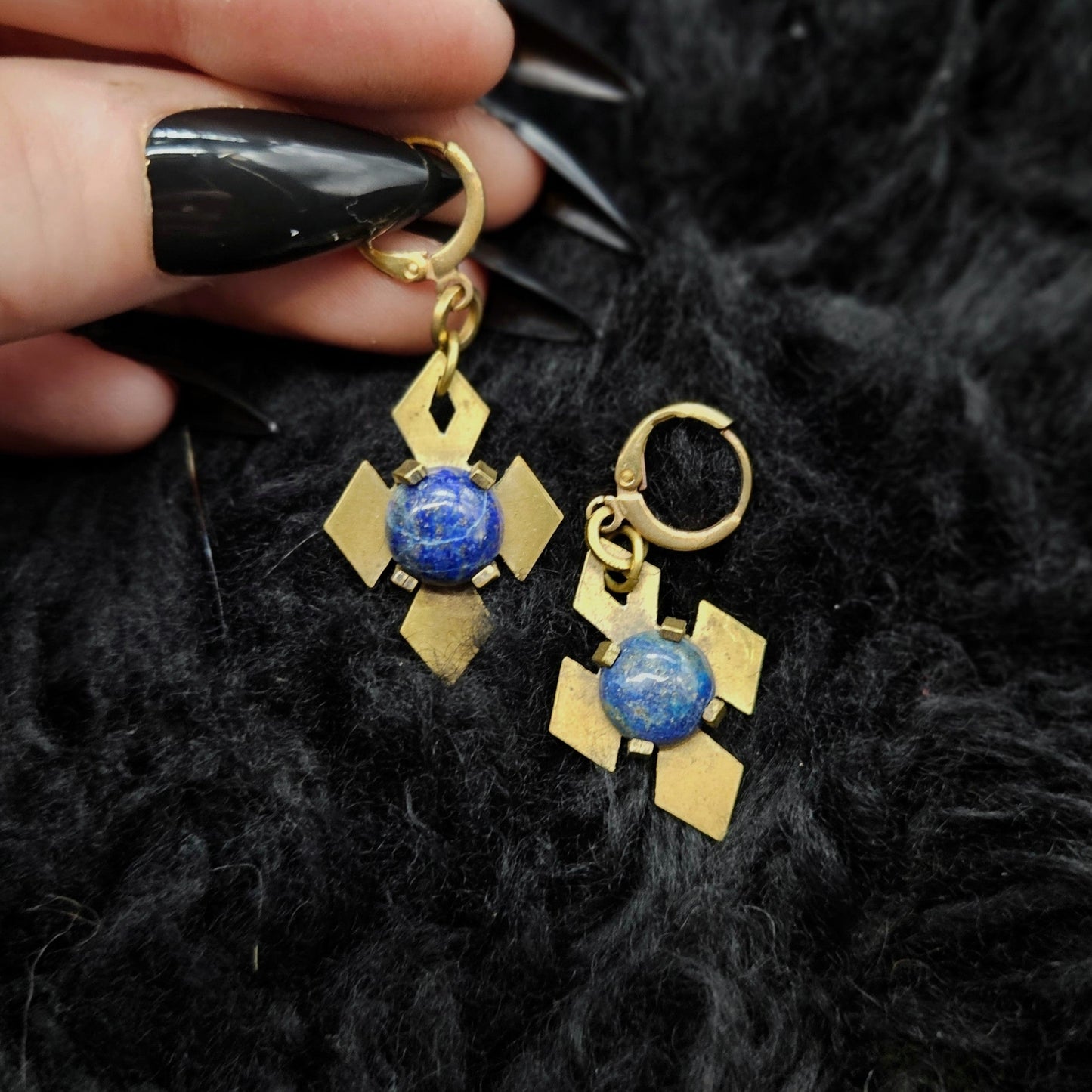 NOVA Earrings / Brass