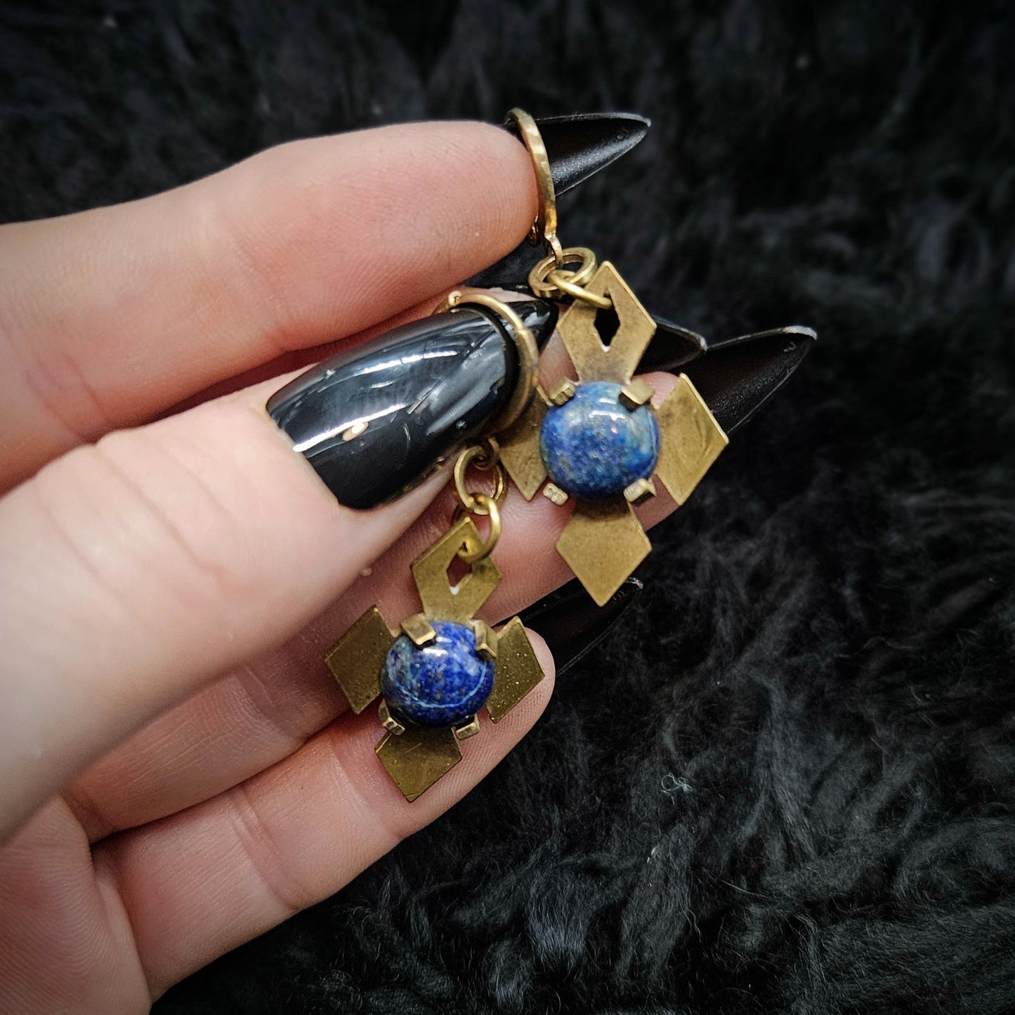 NOVA Earrings / Brass