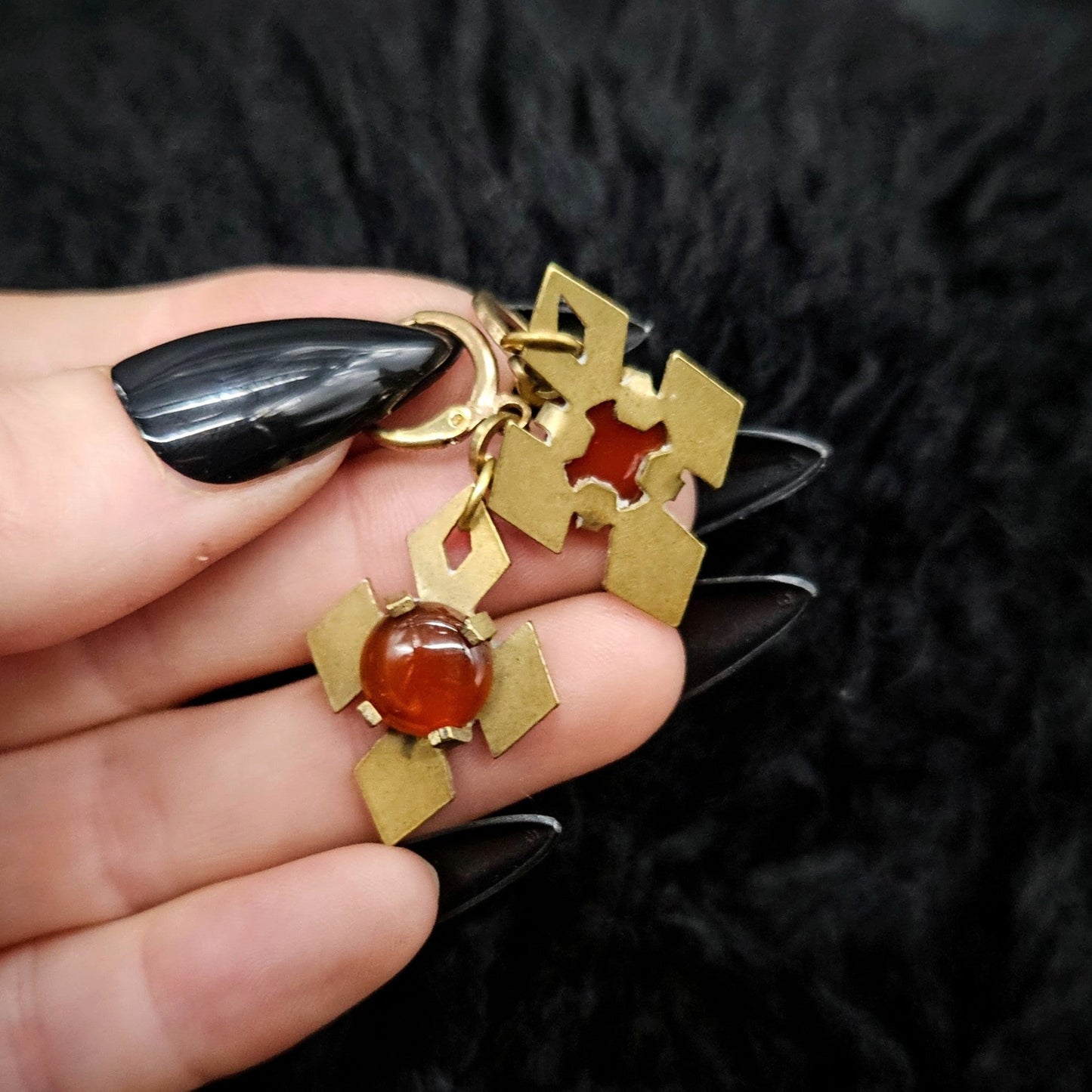 NOVA Earrings / Brass