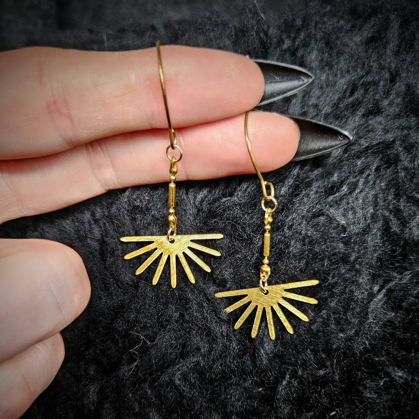 BEAM Earrings / Brass