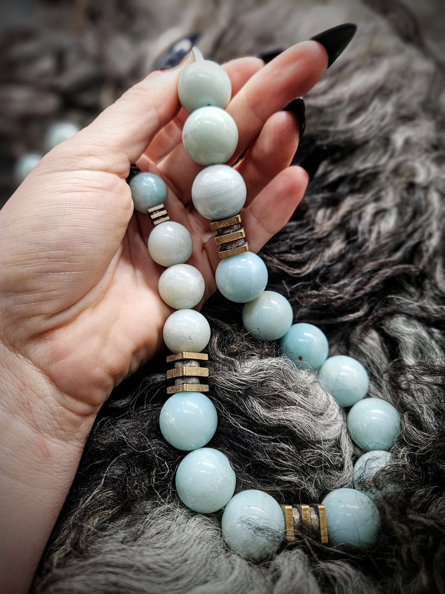 MIROKU Necklace / Amazonite