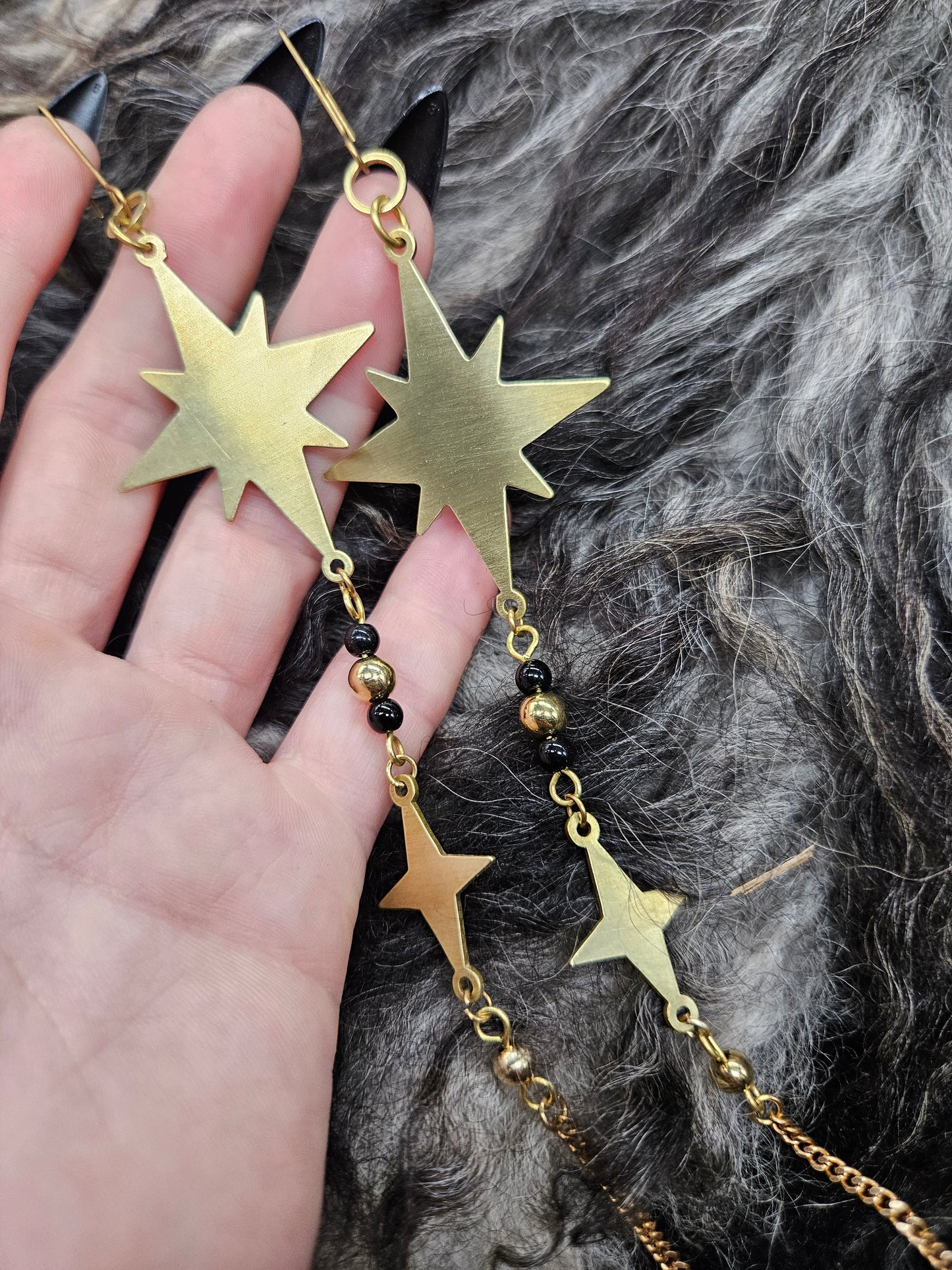 ASTERIA Earrings / Brass
