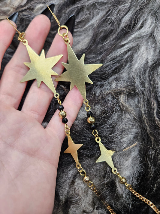 ASTERIA Earrings / Brass