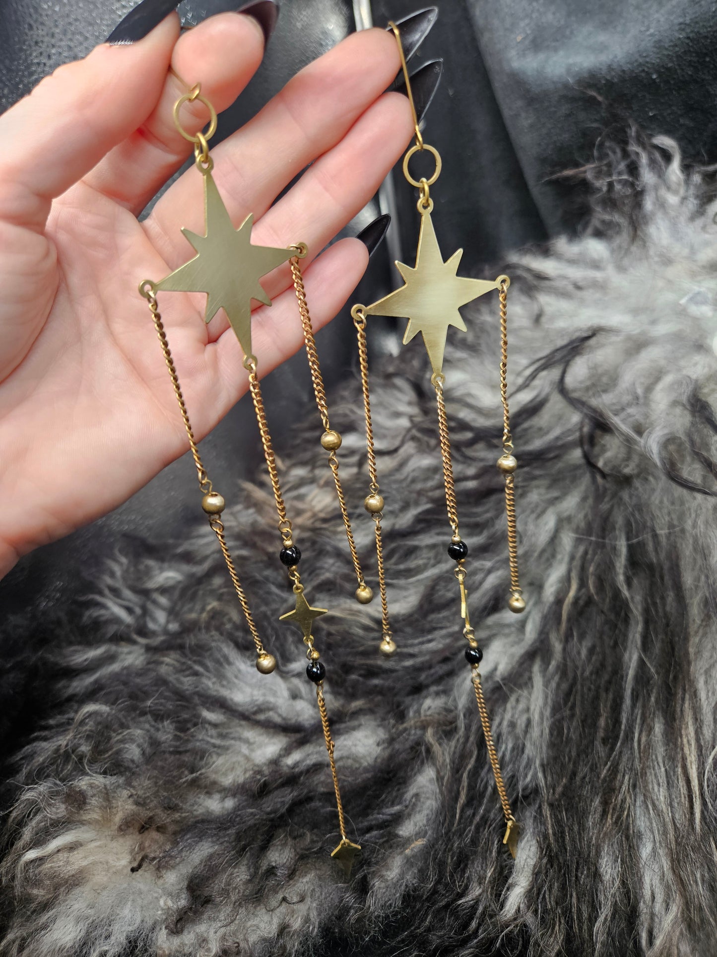 ASTERIA III Earrings / Brass