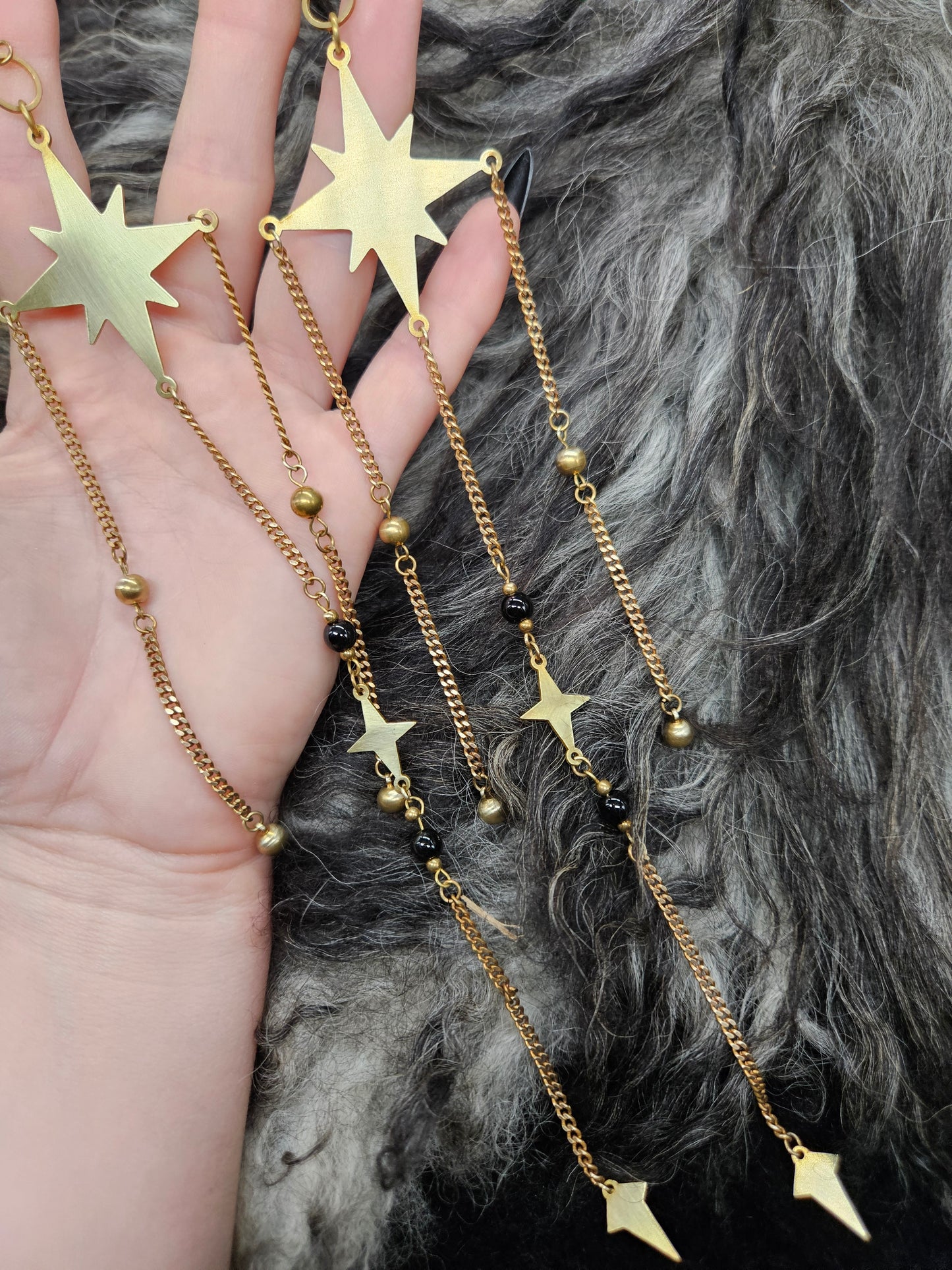 ASTERIA III Earrings / Brass