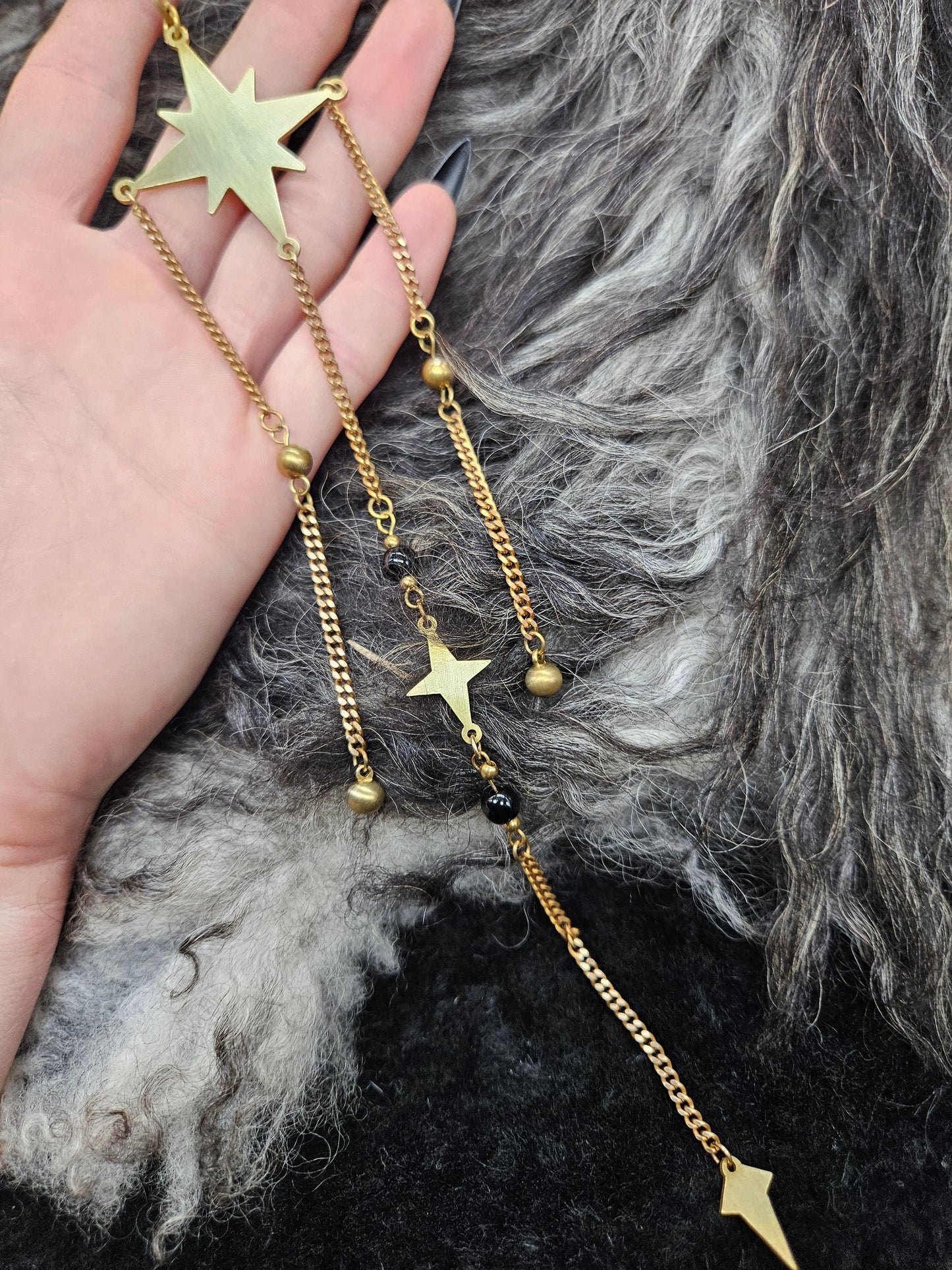 ASTERIA III Earrings / Brass