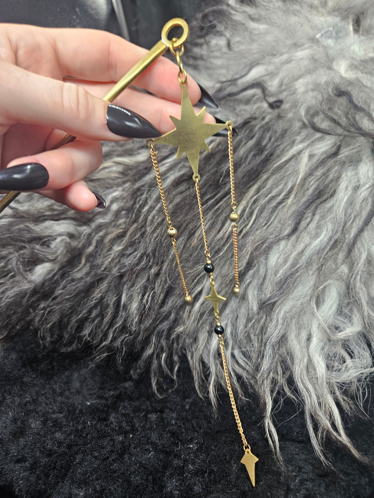 ASTERIA III Hairstick / Brass