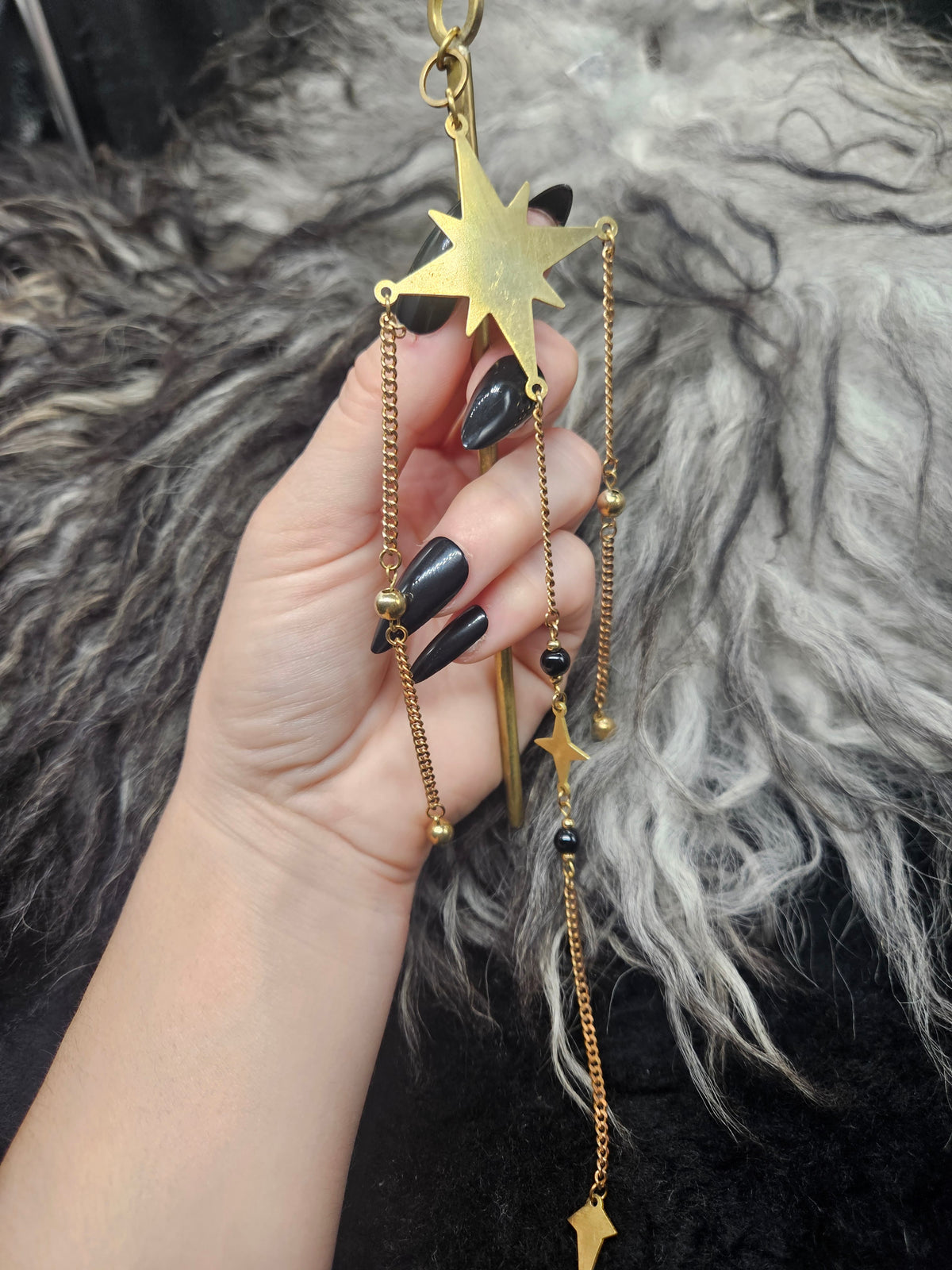 ASTERIA III Hairstick / Brass