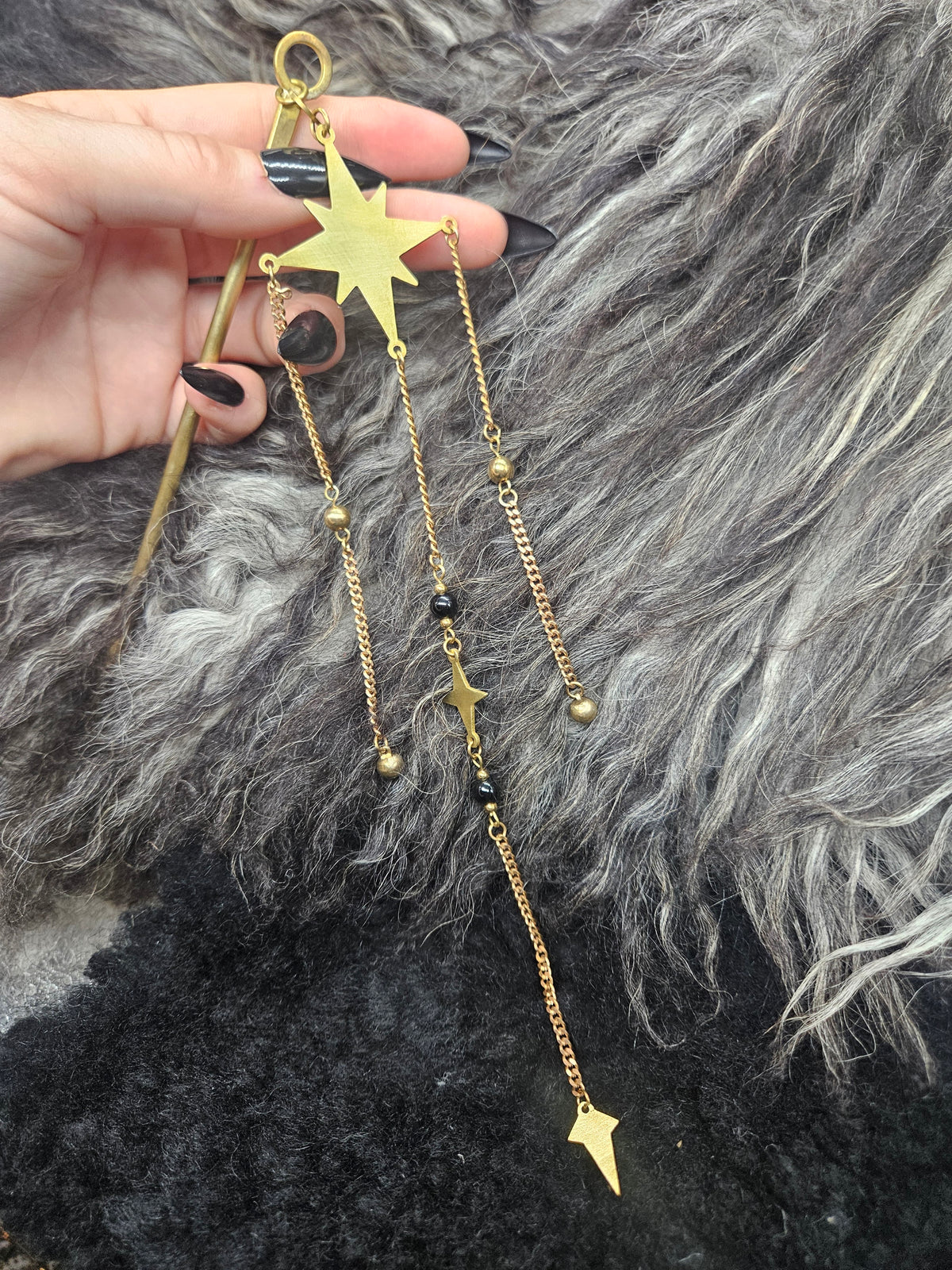 ASTERIA III Hairstick / Brass