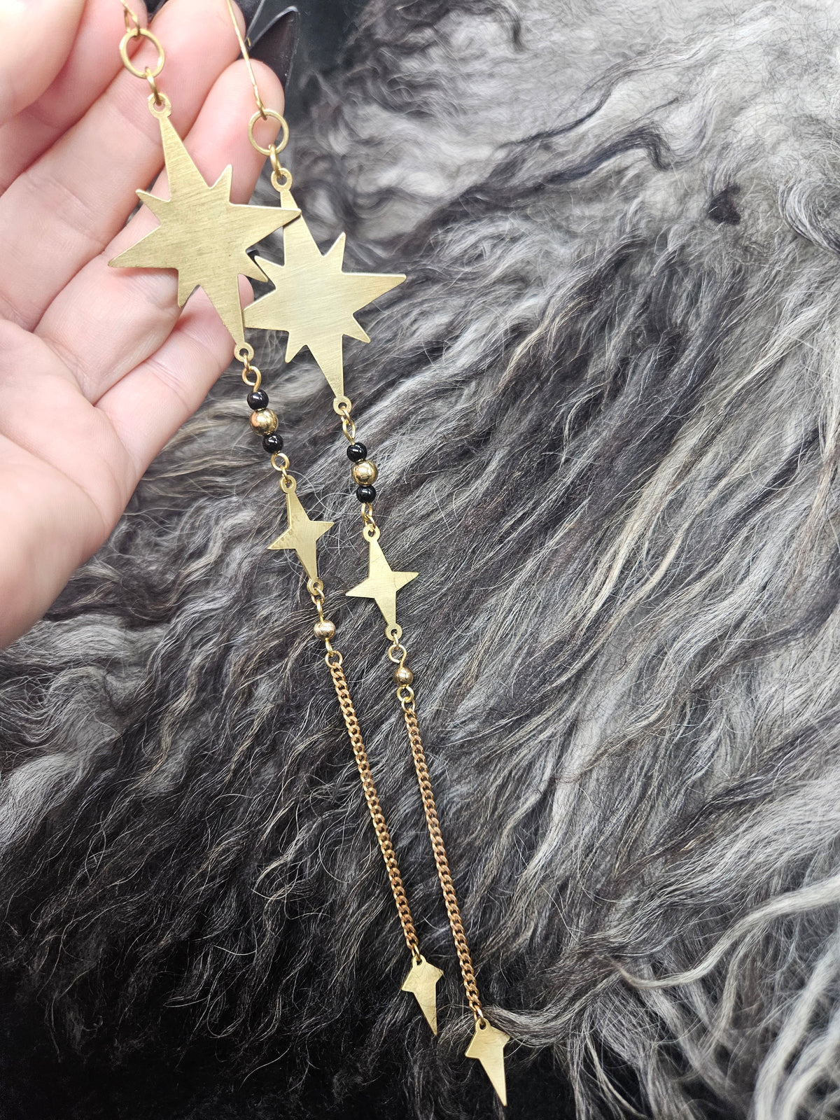 ASTERIA Earrings / Brass