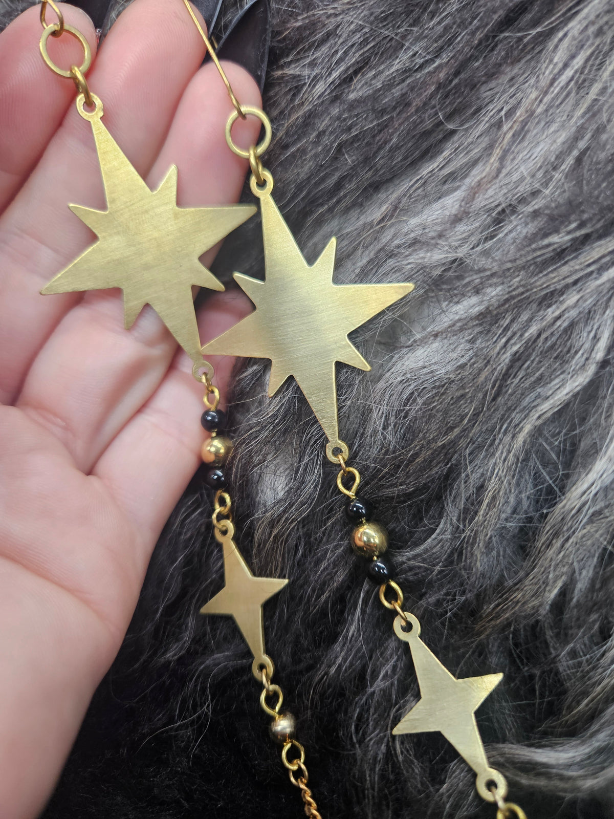 ASTERIA Earrings / Brass