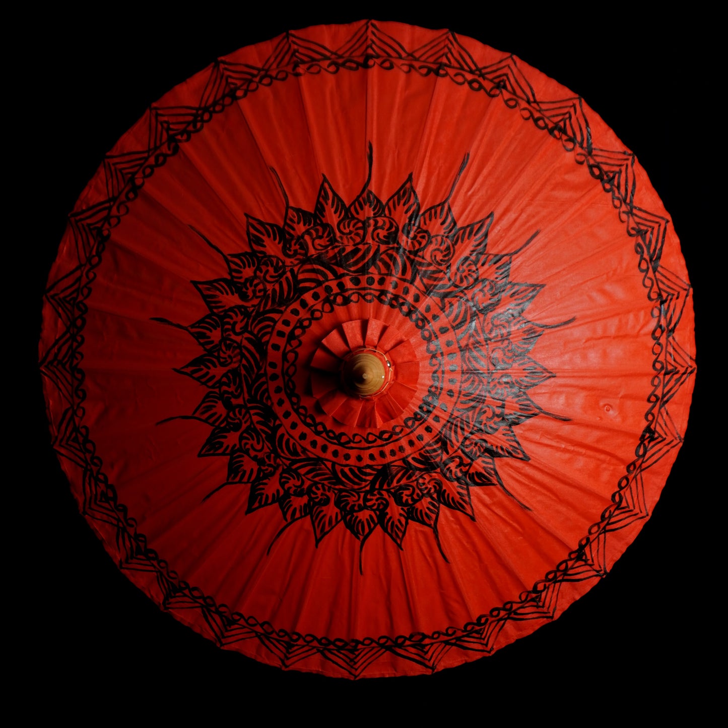 Painted Canvas Thai Parasol
