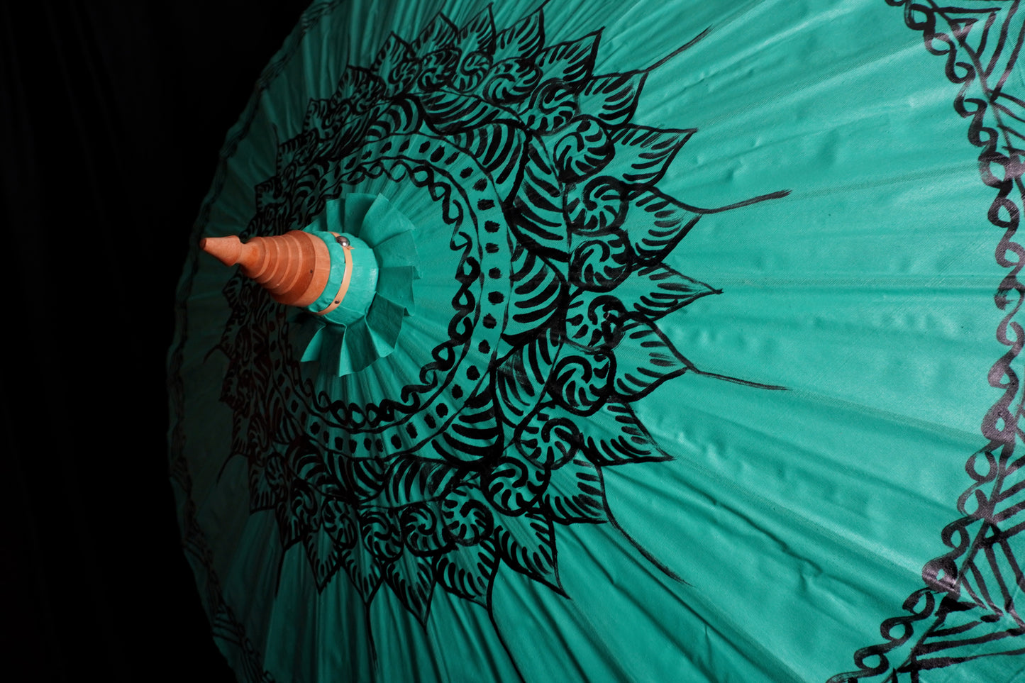 Painted Canvas Thai Parasol