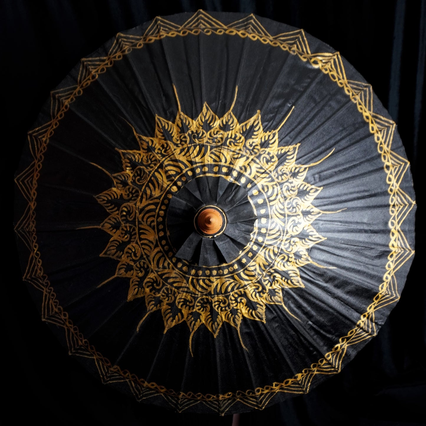 Painted Canvas Thai Parasol