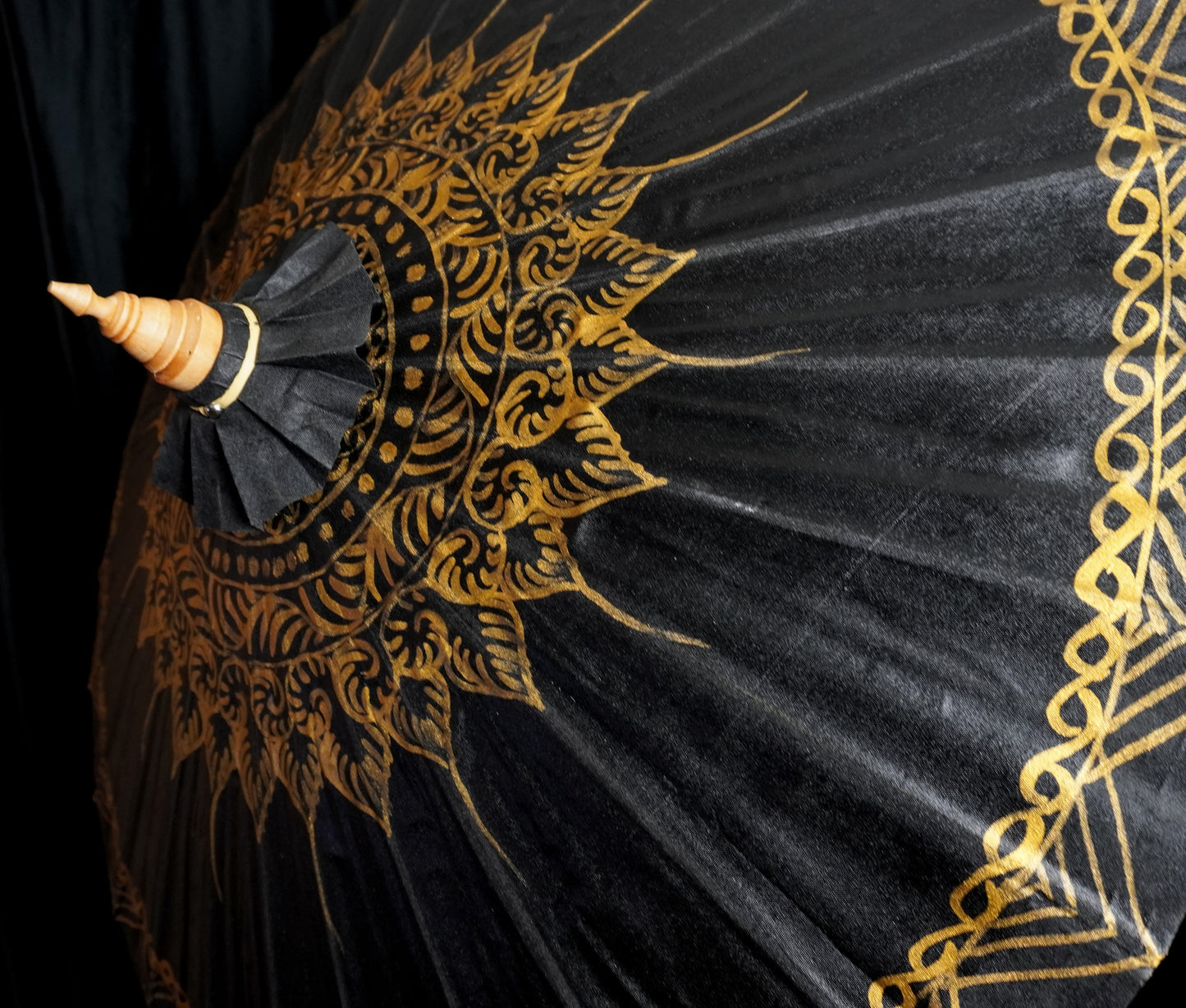Painted Canvas Thai Parasol