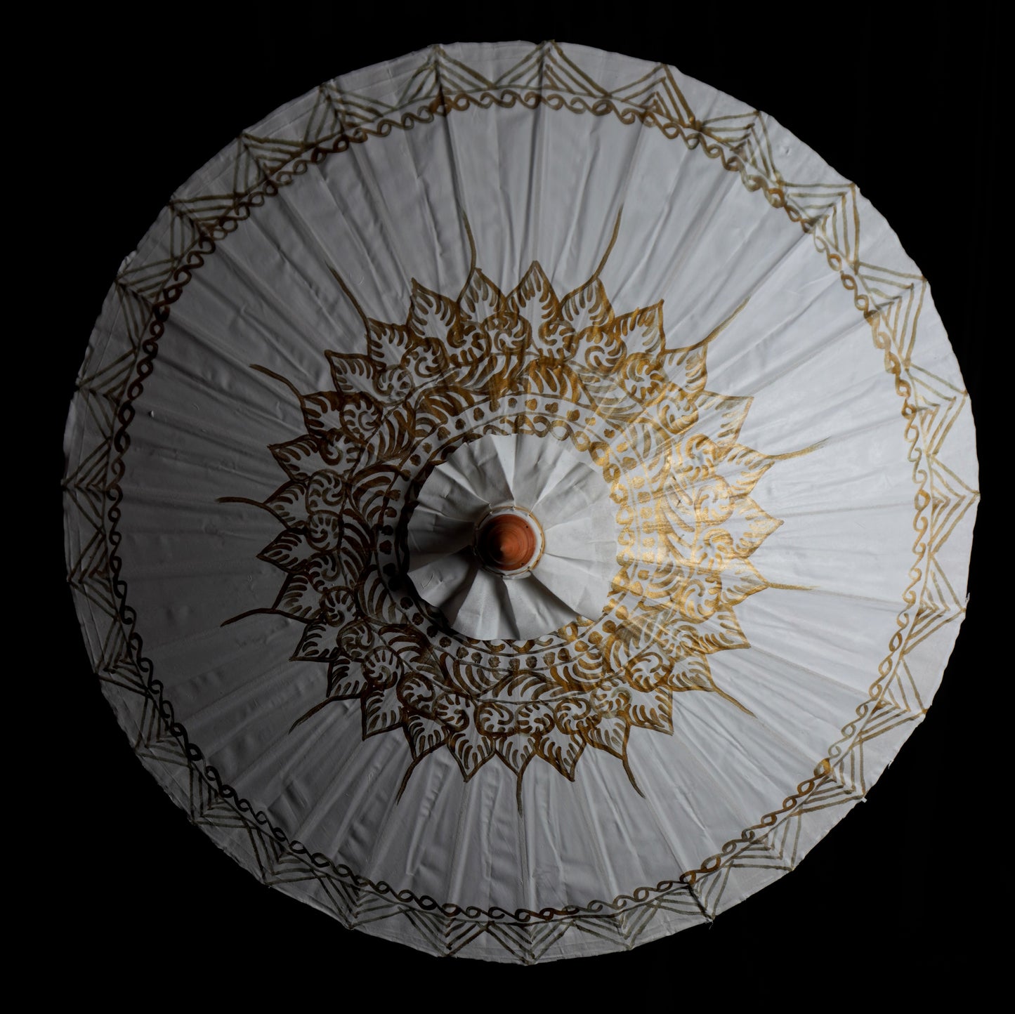 Painted Canvas Thai Parasol