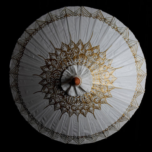Painted Canvas Thai Parasol