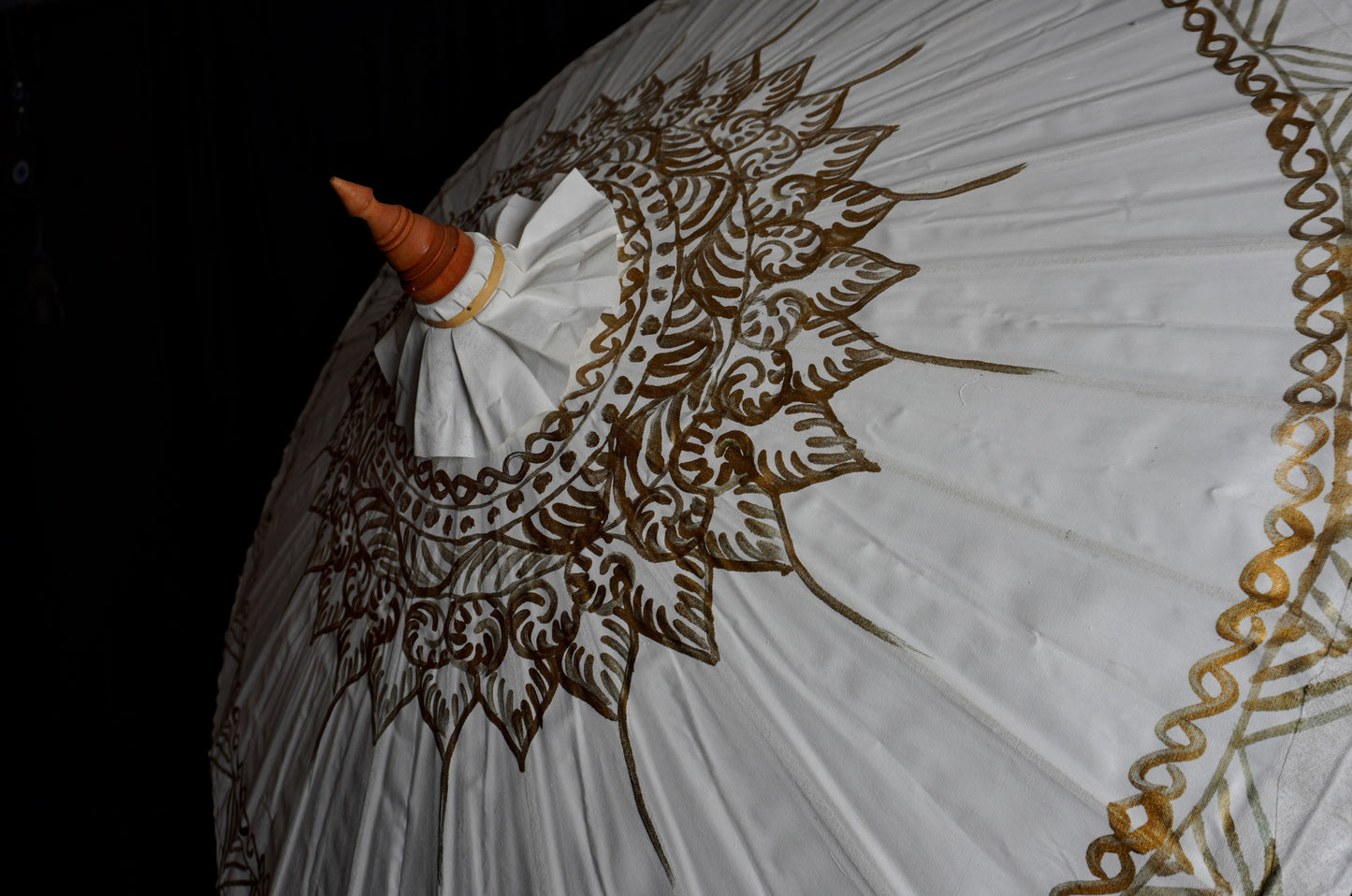 Painted Canvas Thai Parasol