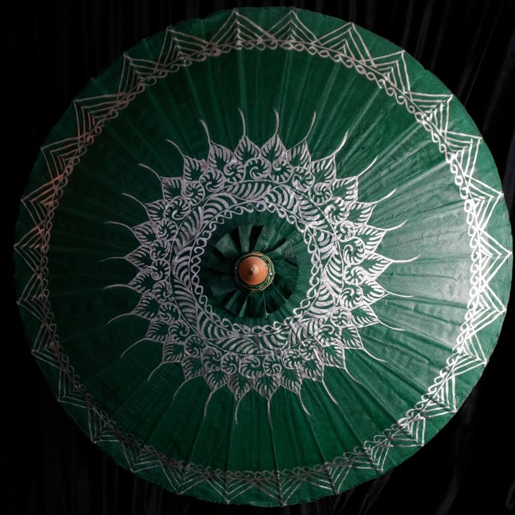 Painted Canvas Thai Umbrella