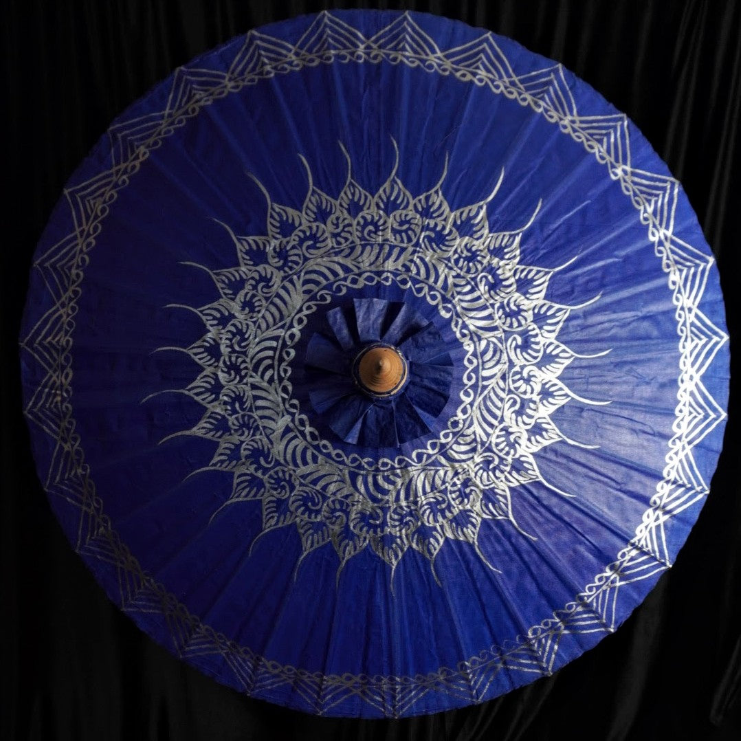 Painted Canvas Thai Umbrella
