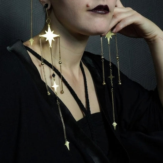 ASTERIA III Earrings / Brass