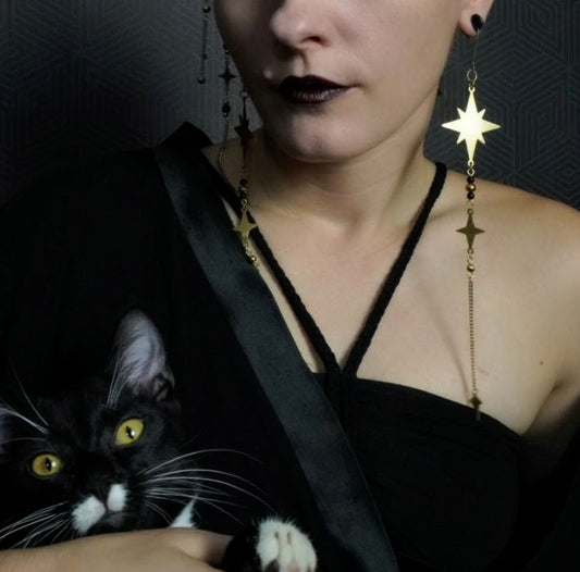 ASTERIA Earrings / Brass