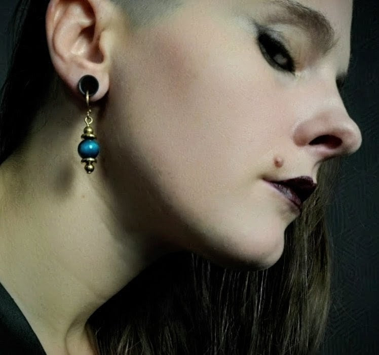 Lantern Single Earring / Brass