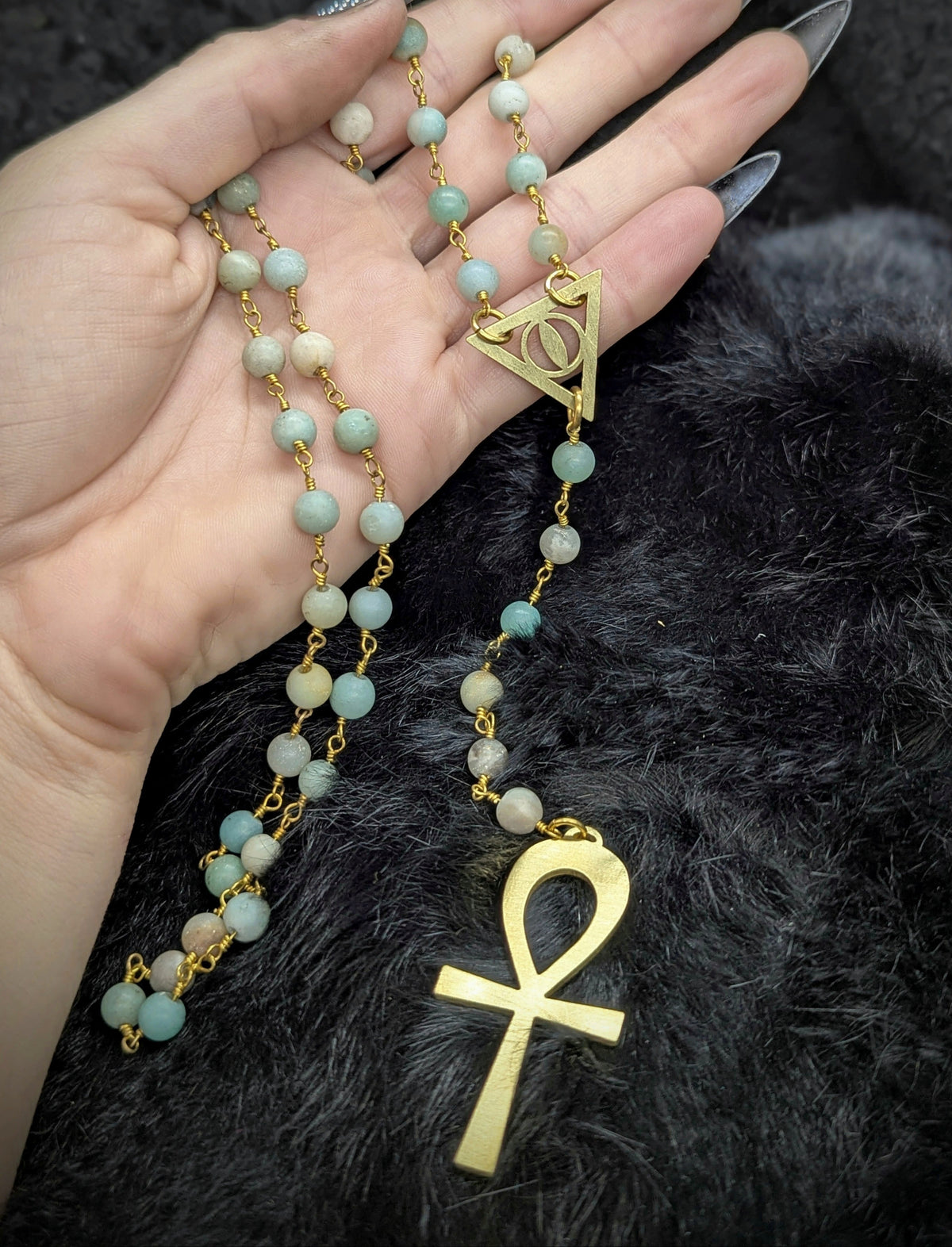 ANKH Rosary /Brass – DARKSTAR MACHINATIONS