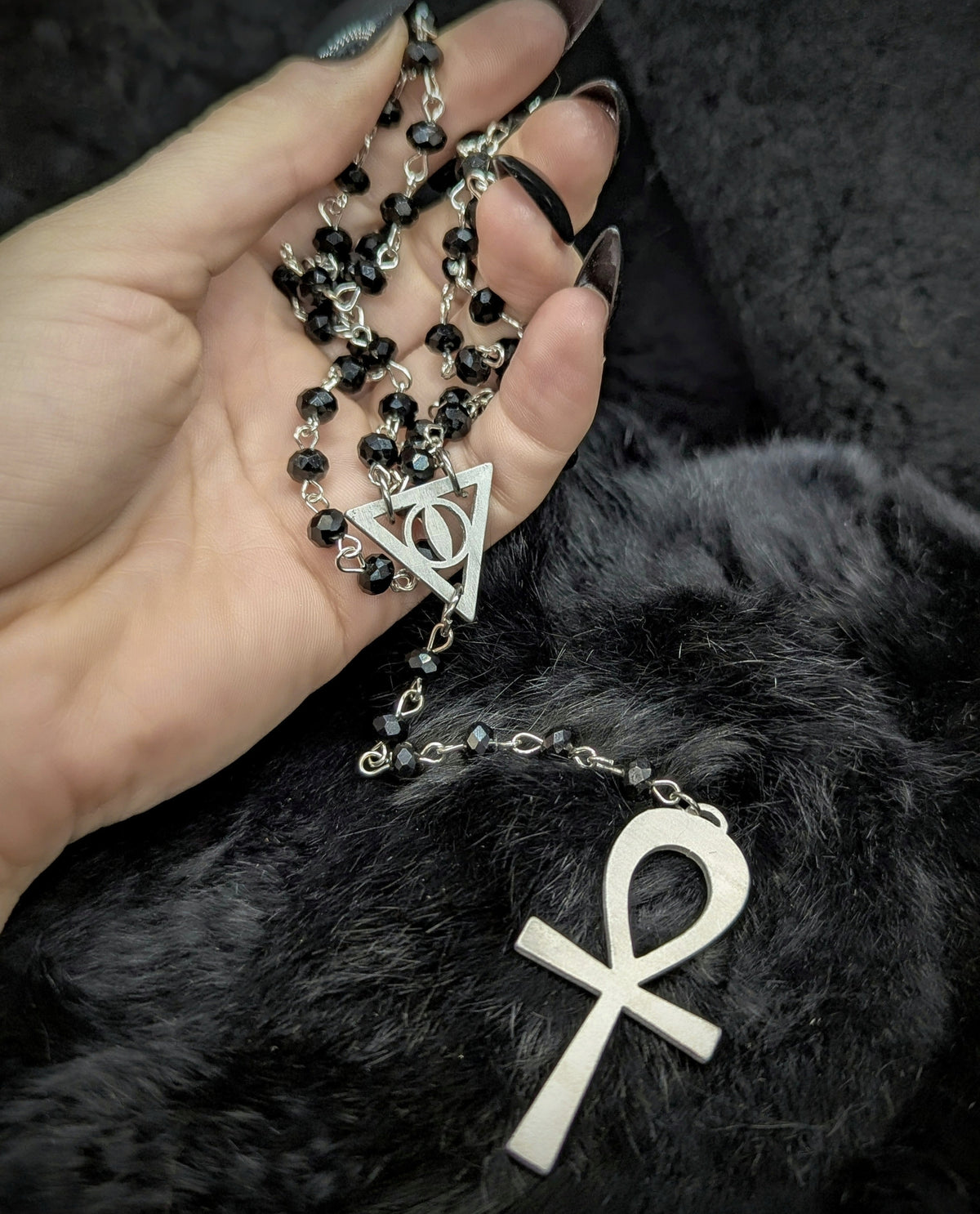 ANKH Rosary / Aluminum – DARKSTAR MACHINATIONS