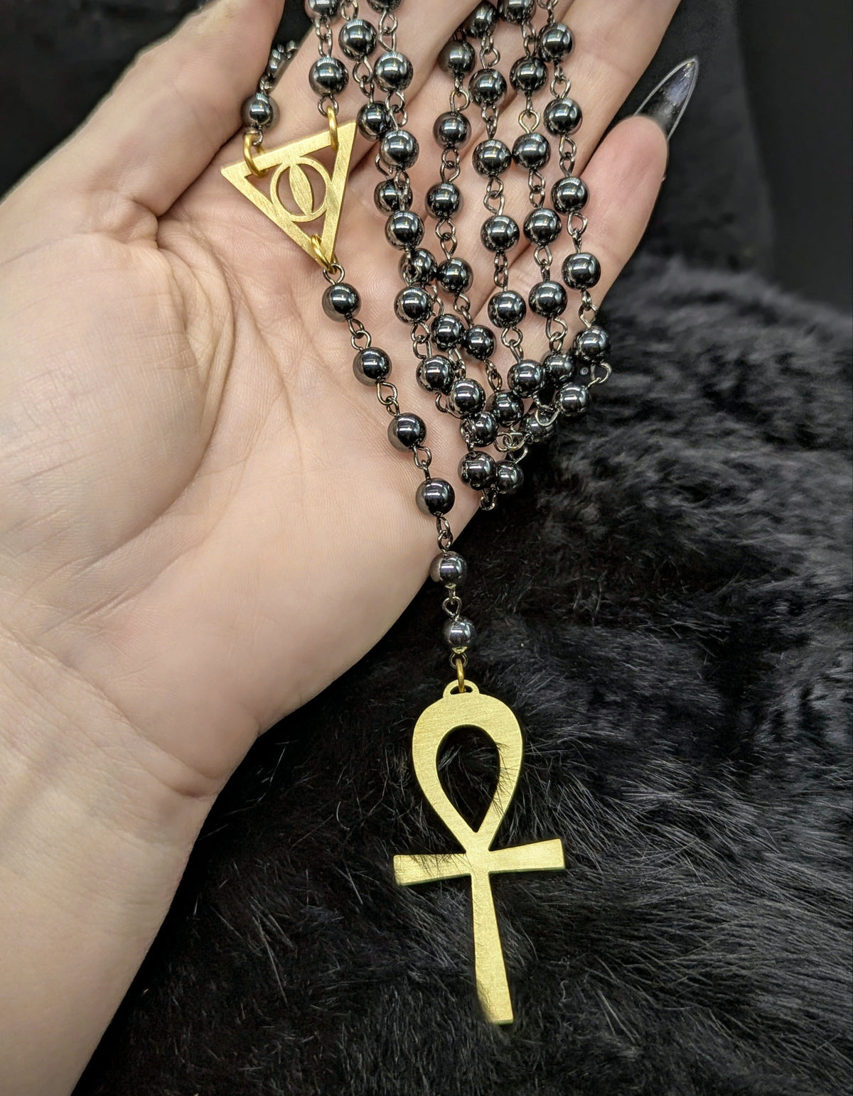 ANKH Rosary /Brass – DARKSTAR MACHINATIONS