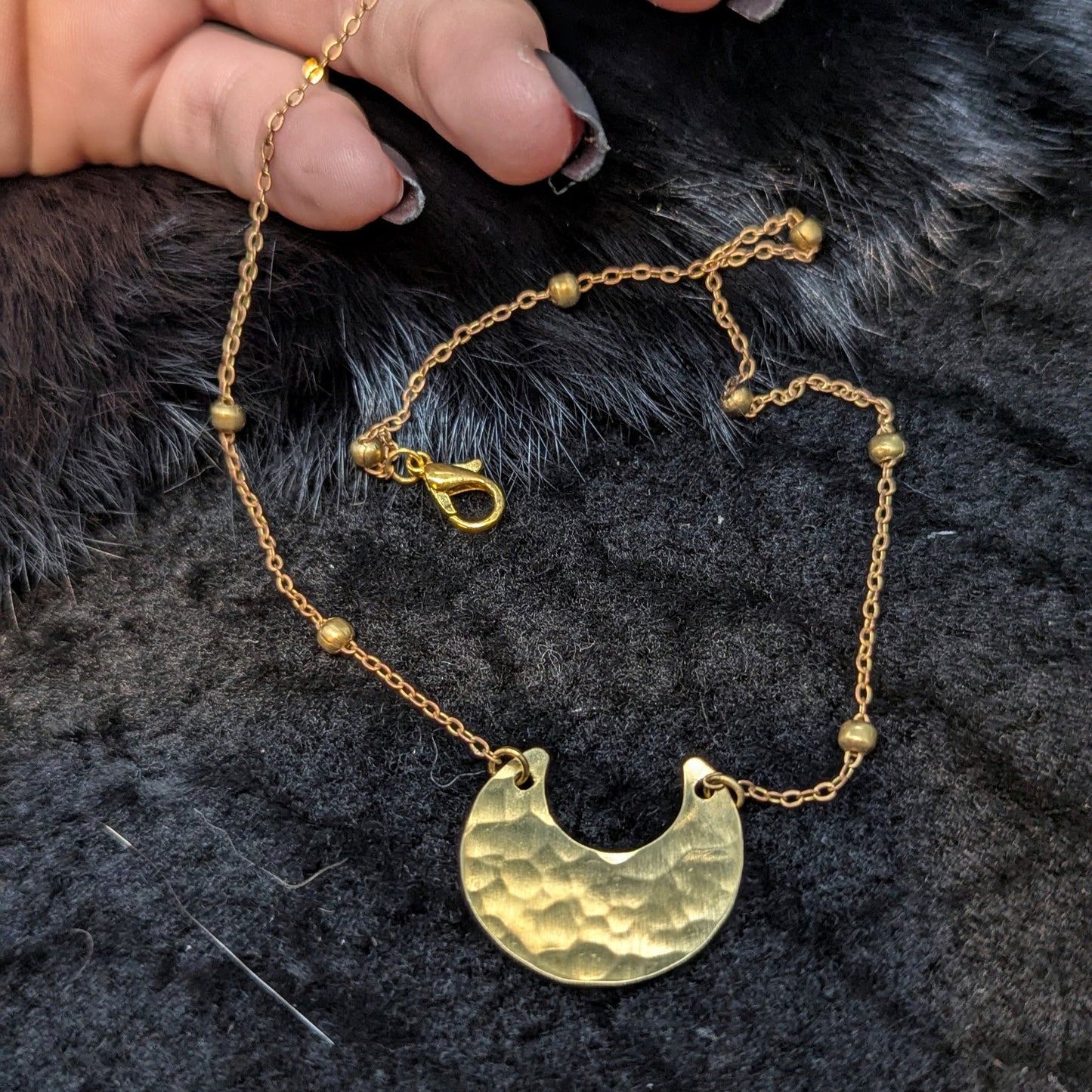 LUNA Necklace / Brass