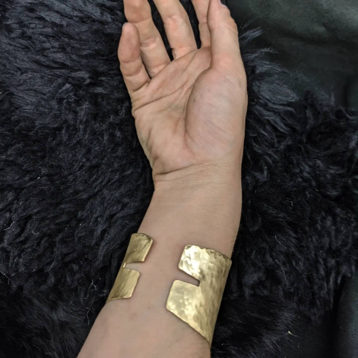 DARKSTAR MACHINATIONS - ANTIOPE Cuff / Brass - bracelet