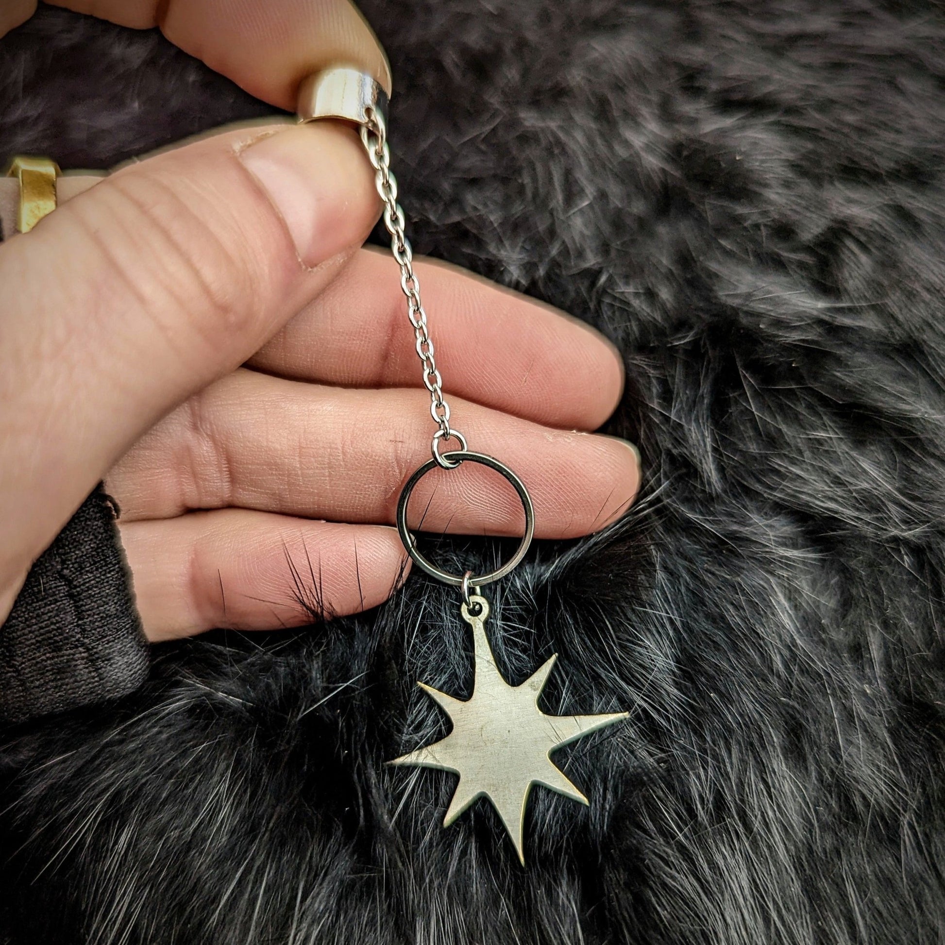 DARKSTAR MACHINATIONS - DOUMU STAR Earcuff / Silver - earcuff