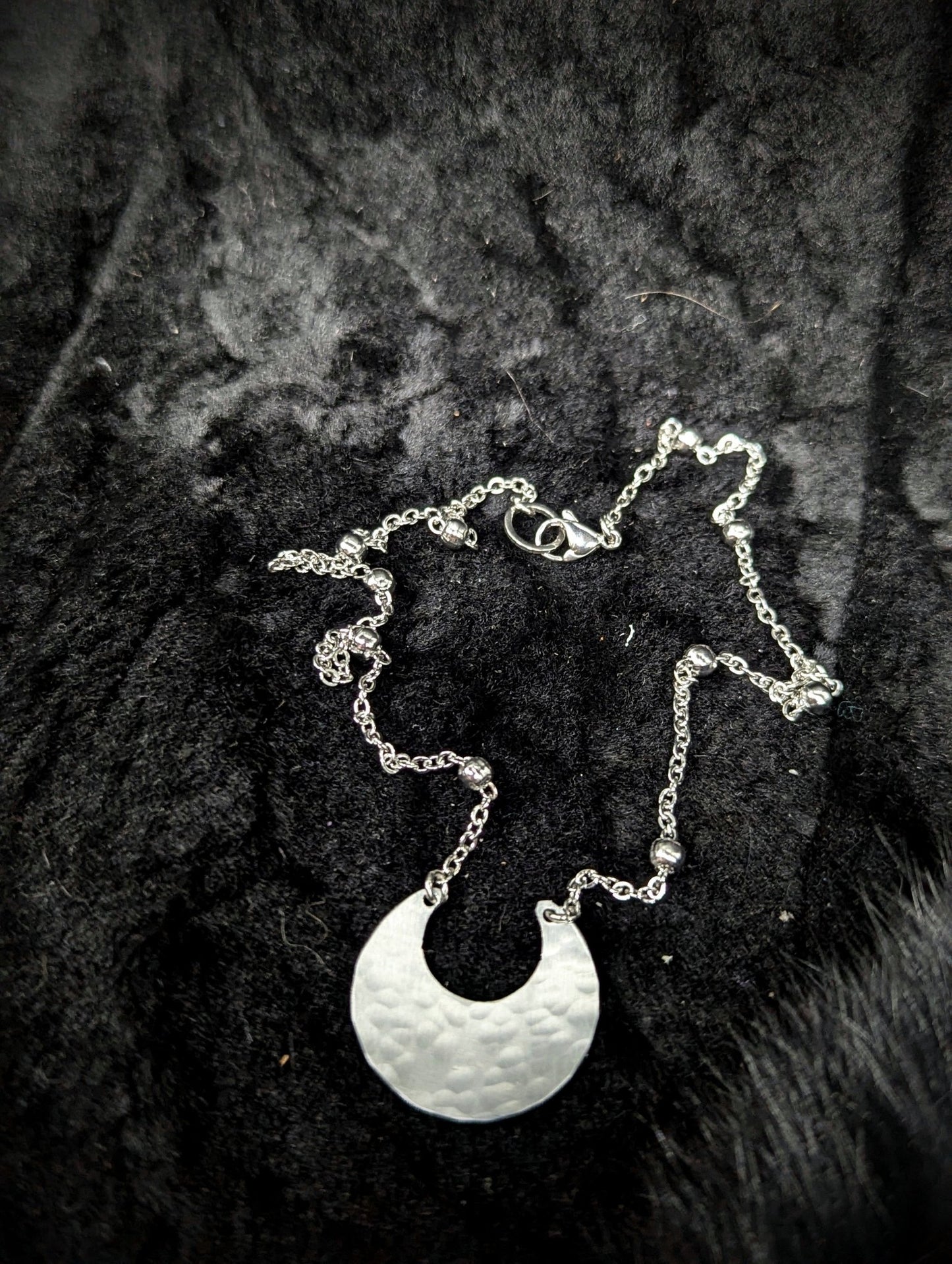 DARKSTAR MACHINATIONS - LUNA Necklace / Aluminum - necklace