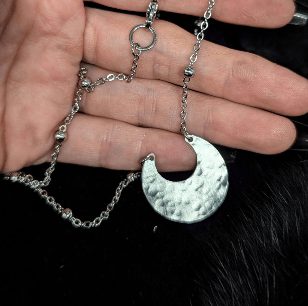 DARKSTAR MACHINATIONS - LUNA Necklace / Aluminum - necklace