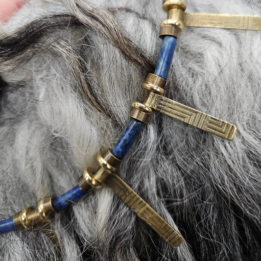 RANI Tab Necklace / Lapis Lasuli