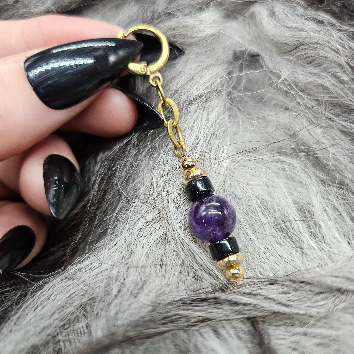 Lantern Single Earring / Brass