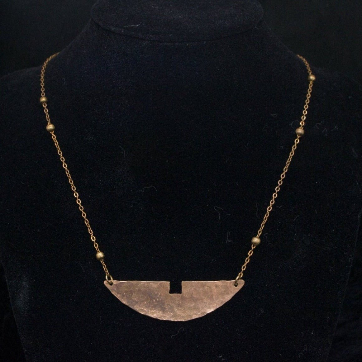 DARKSTAR MACHINATIONS - HORIZON Choker / Brass - necklace