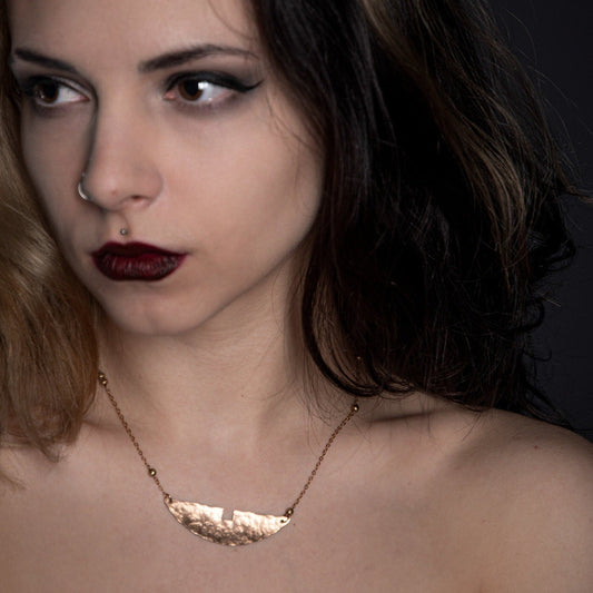 DARKSTAR MACHINATIONS - HORIZON Choker / Brass - necklace