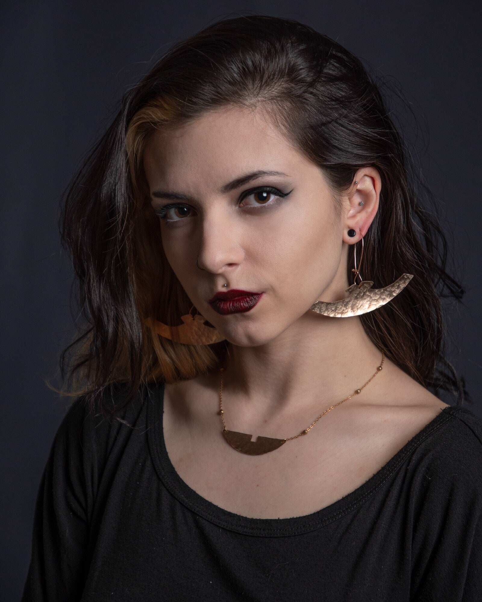 DARKSTAR MACHINATIONS - HORIZON Choker / Brass - necklace