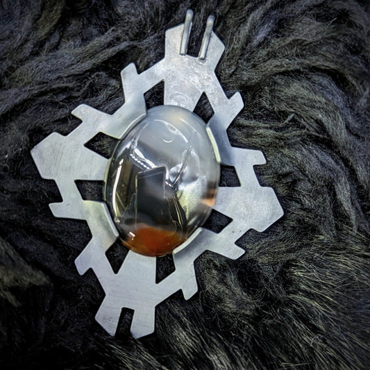 REGENCY Pendant / Agate / Black